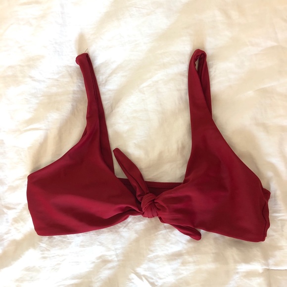 Maroon Zaful bikini top - Picture 1 of 3
